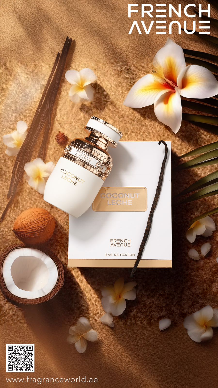 French Avenue COCONUT LECHE 80ml EDP - Emy Make Up